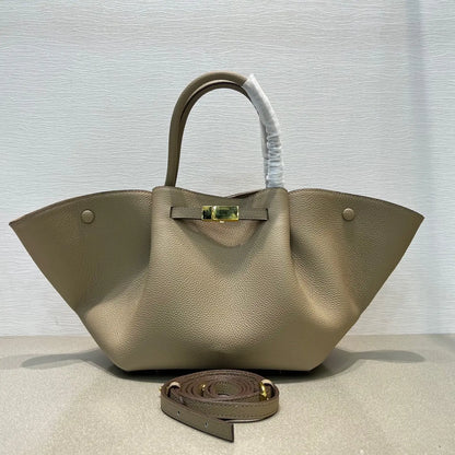 The MAIA Sculpted Tote- Golden Brown