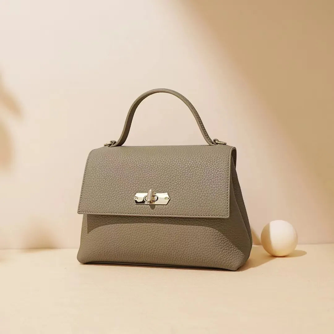 The VELA Box Satchel- Coffee