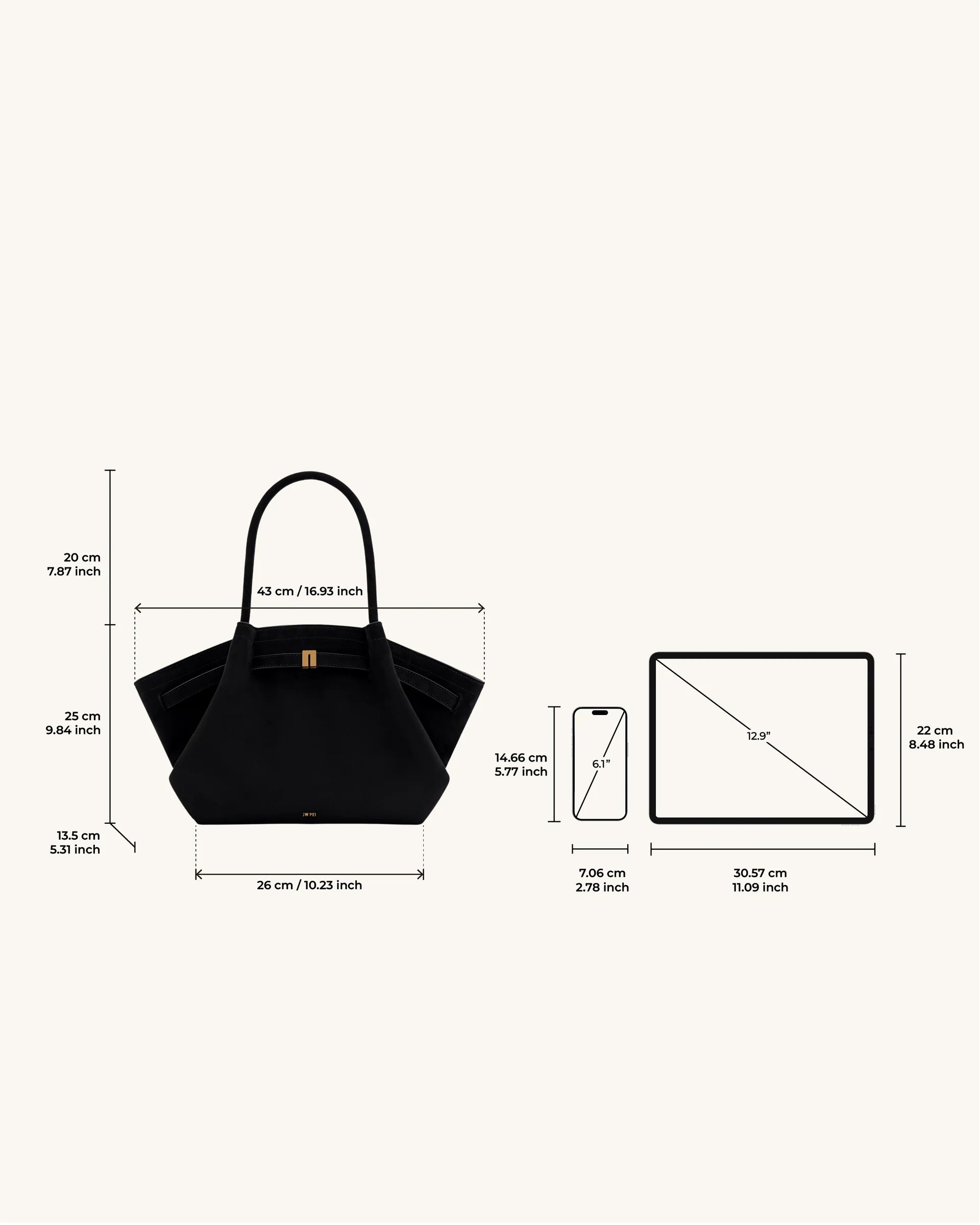 The MAIA Sculpted Tote- Golden Brown