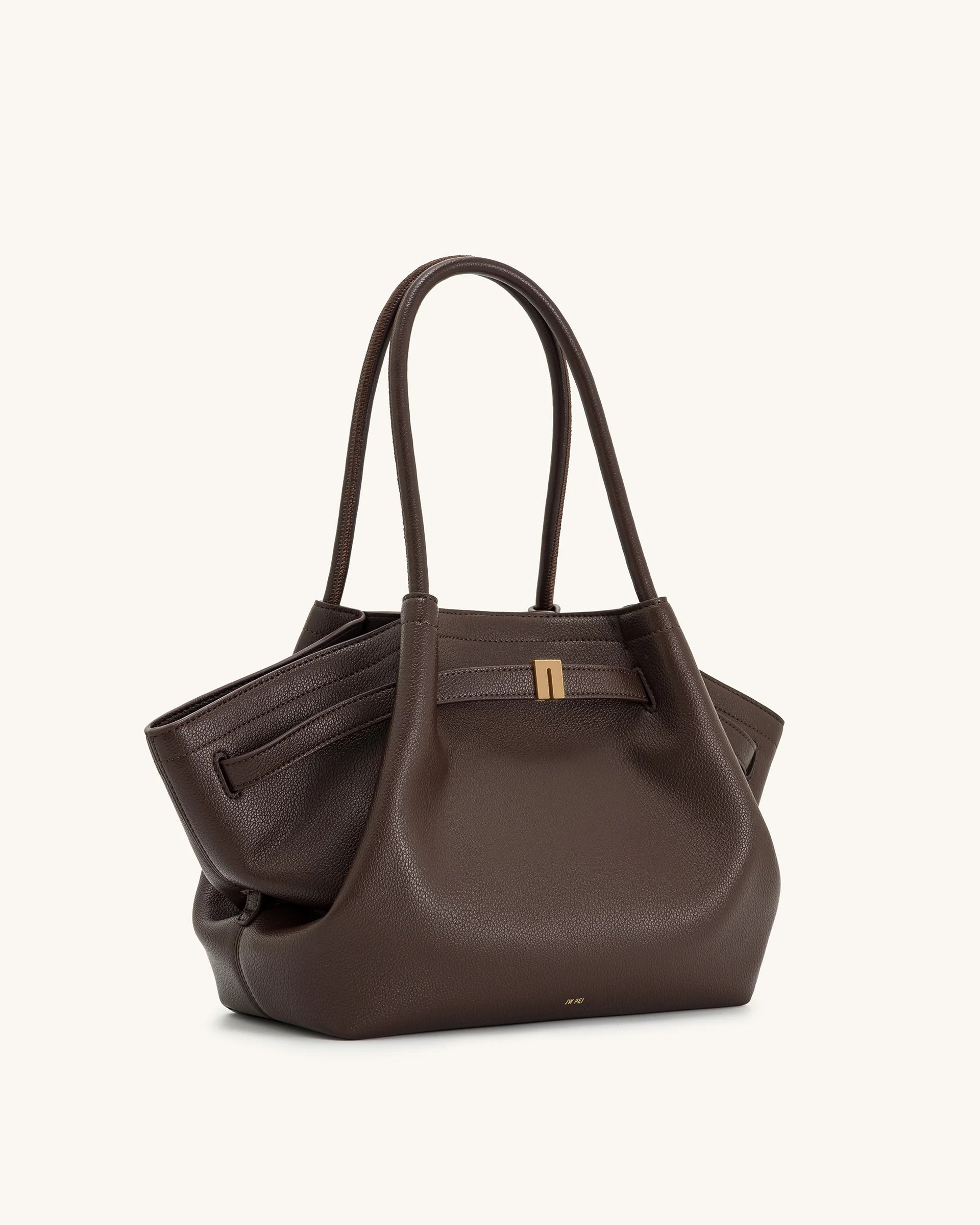 The MAIA Sculpted Tote- Golden Brown